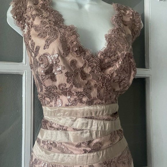 Tadashi‎ Shoji Sequin Midi Dress - Picture 9 of 14